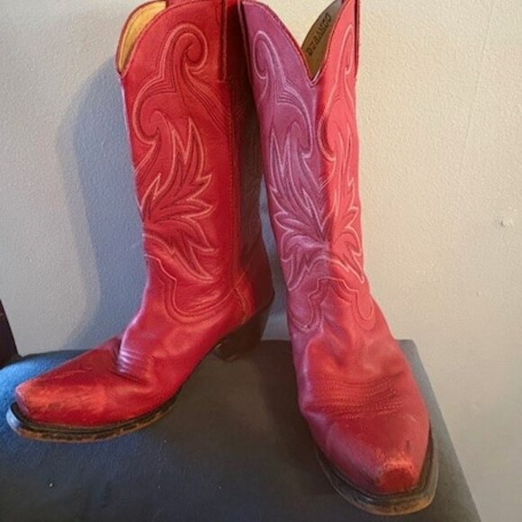 Durango Shoes - Durango Women's Red Western Boot - Women's Size 8 ; Men's Size 6 1/2
